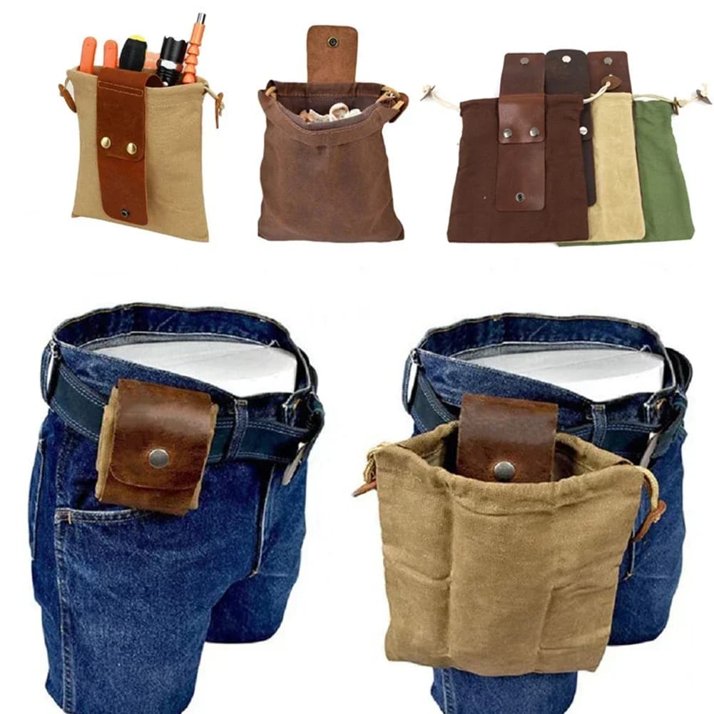 Sac à fruits pliable outdoor - Poche cueillette baies pêche foraging camping bushcraft