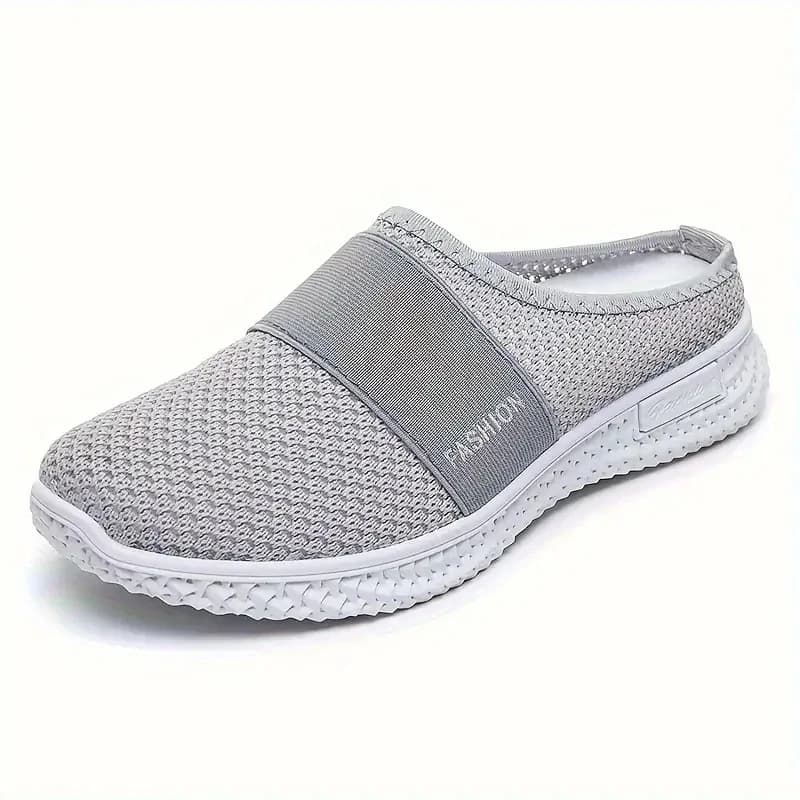 Mules femme été pêche confortables - Chaussons respirants couleur unie pêche côtière