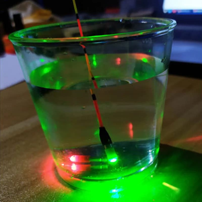 5 pièces flotteurs de pêche luminescents à LED, lumière nocturne flottante avec changement de couleur pour