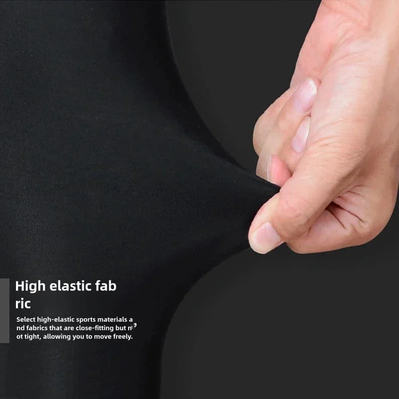 Pantalon compression pêche homme serré sport hiver thermique polaire stretch séchage rapide
