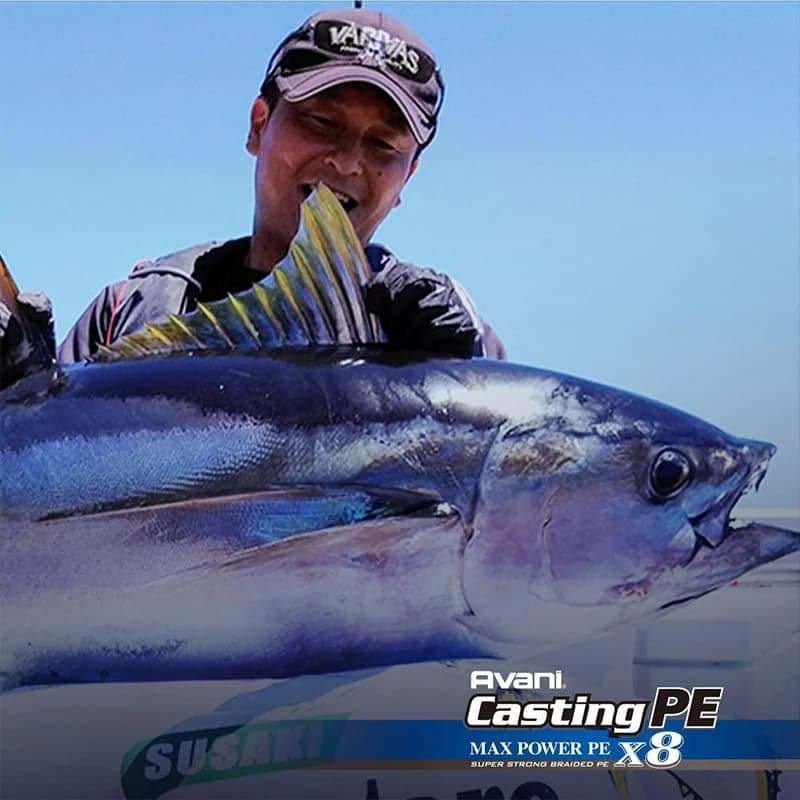 Ligne de pêche Varivas Avani Casting PE Max Power X8, 8 brins japonais, 300 m, résistance