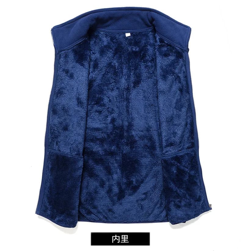 Gilet homme sans manches en laine cachemire chaud pour l'automne et l'hiver, col droit et coupe oversize