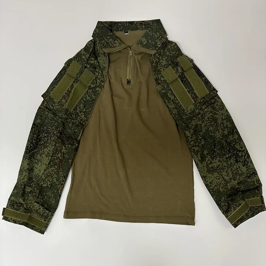 Combinaison grenouille EMR russe grande taille - Pêche wading G3 G4 manches courtes tactique t-shirt