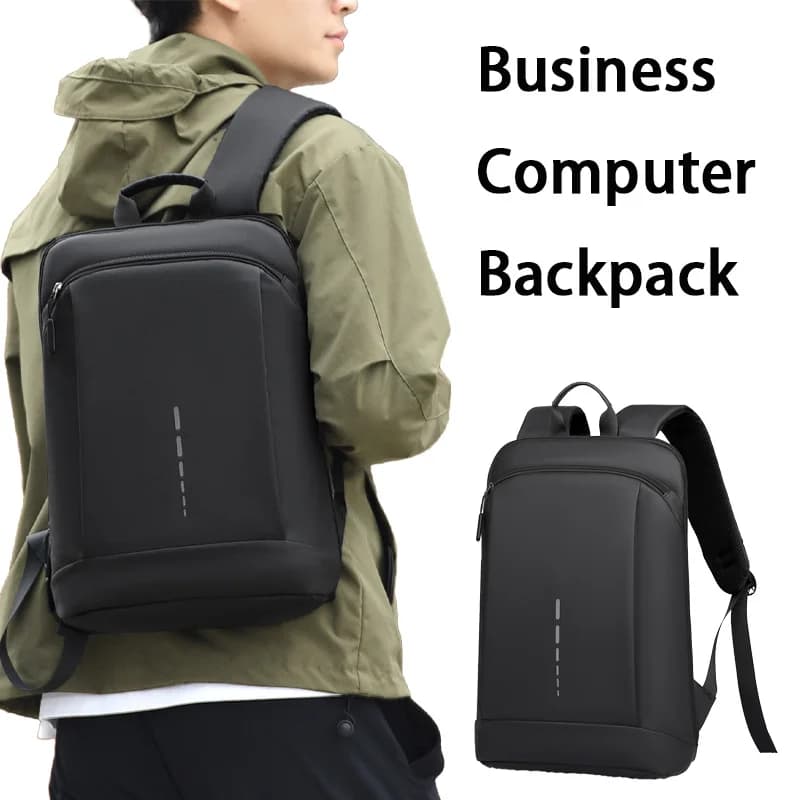 Sac à dos homme étanche ultra-léger - Pour ordinateur 15,6 pouces, design stylé et fonctionnel