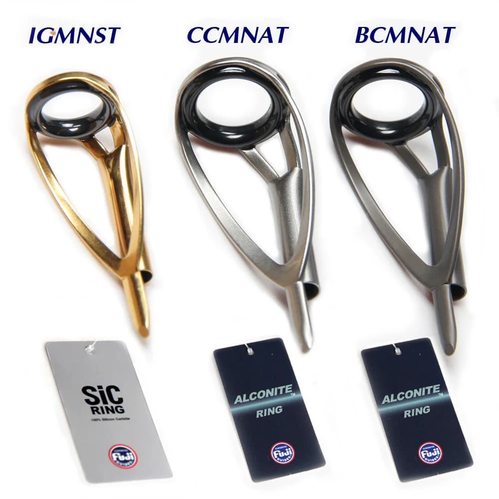 Anneaux Fuji MN inox 2 pièces pour guides de canne spinning ou casting remplacement durable