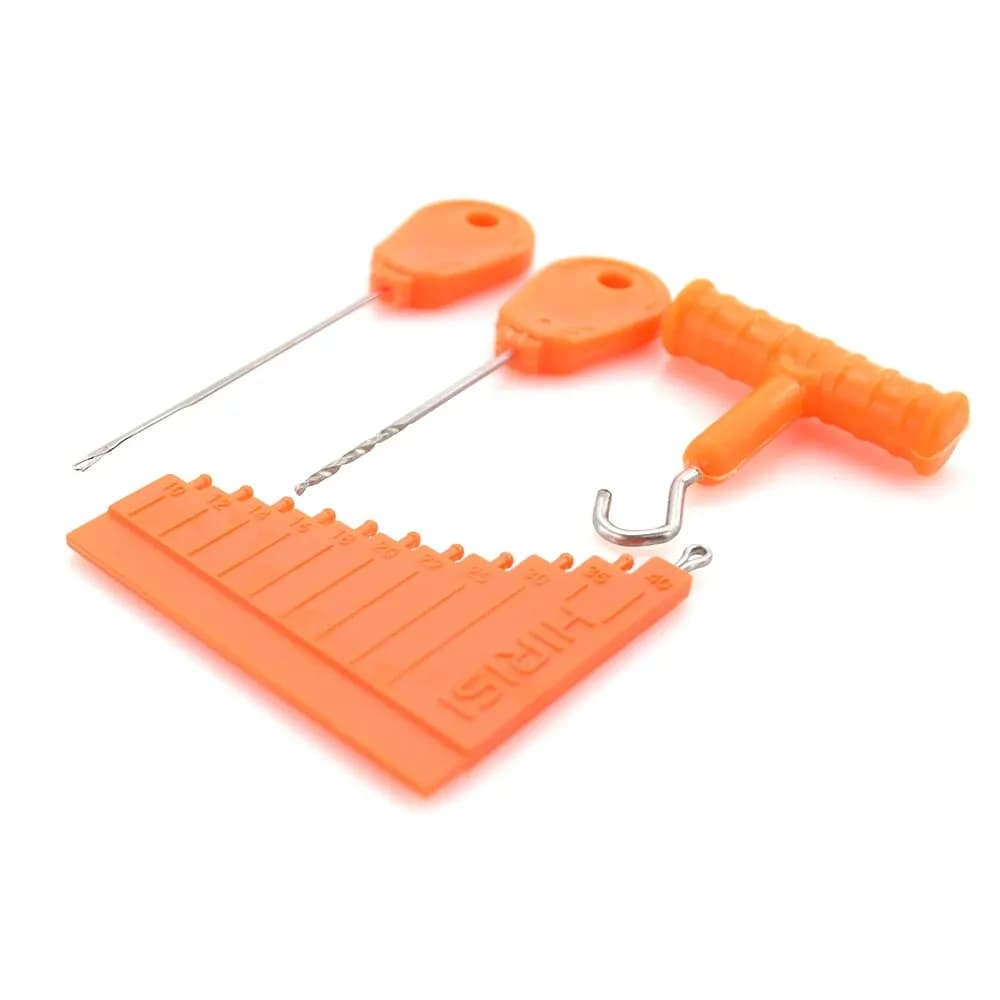 Kit d'Aiguilles pour Appâts de Carpe Hirisi BT09 - 7 Pièces en Boîte Accessoire Pêche