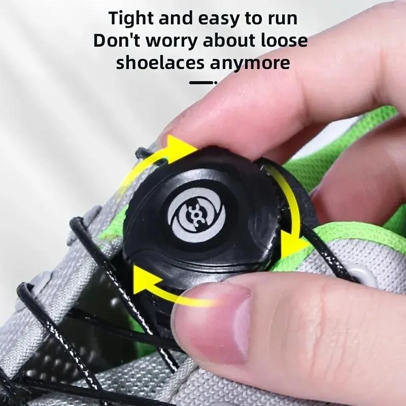 Lacets automatiques réglables - Système de serrage rapide sans nœuds pour chaussures pêche