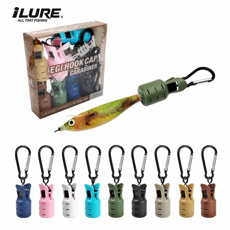 9PCS Squid Jig Protector Webfoot Octopus Egi Hook Cover Cuttlefish Umbrella Lure