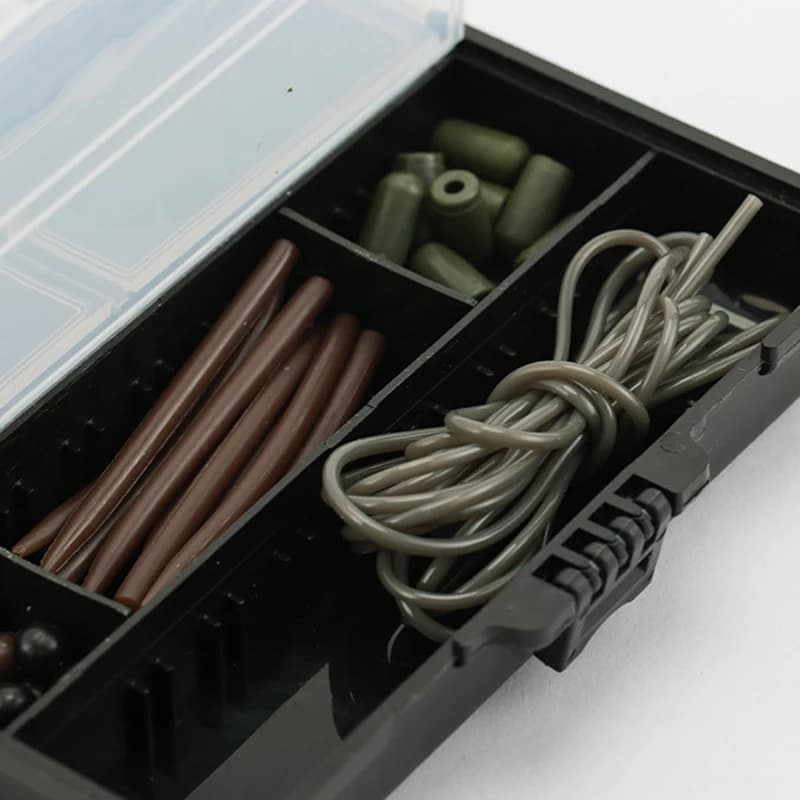 Accessoires pêche carpe 173 pièces - Montages rigs émerillons doubles côtés équipement carpe