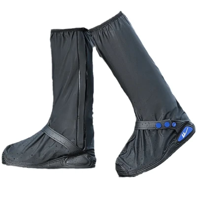 Protège-chaussures de pluie homme imperméables anti-dérapage résistants slip-on jours pluvieux confortables PVC