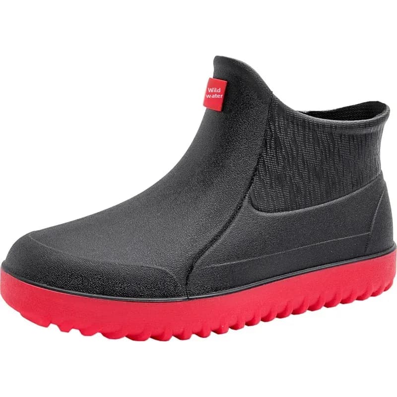 Nouveautés 2025 : Bottes de pluie homme pour randonnée, pêche et travaux extérieurs - Imperméables et durables