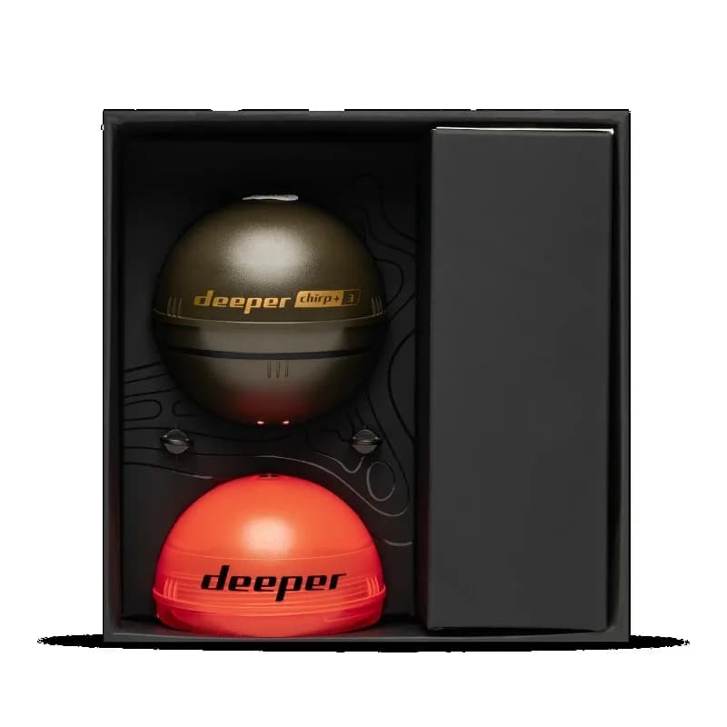 Deeper Smart Sonar Chirp+3 : Sondeur 3D GPS sans fil pour pêche glace/bord/bateau iOS Android