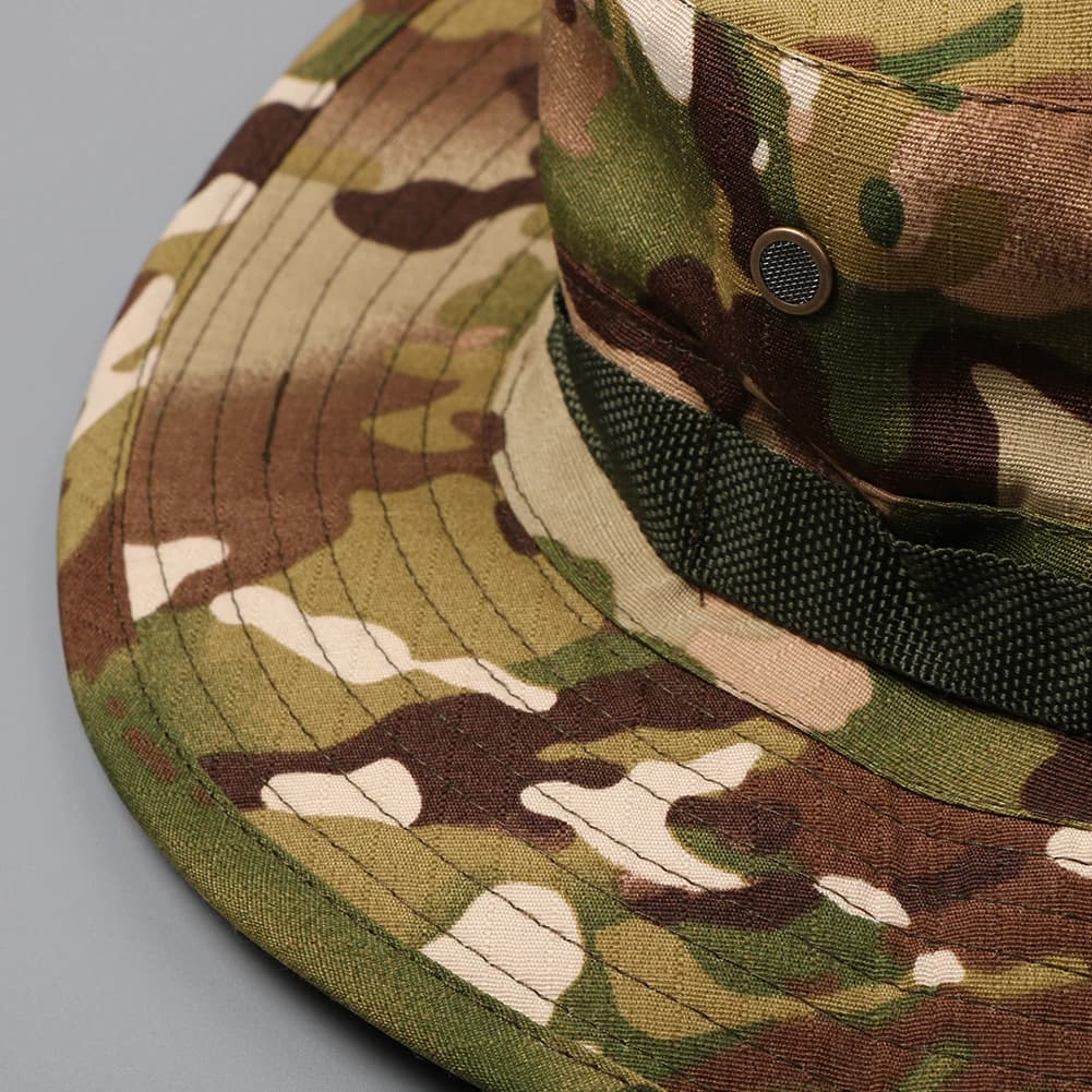 Casquette camouflage tactique pêche 59cm - Protection solaire idéale randonnée chasse