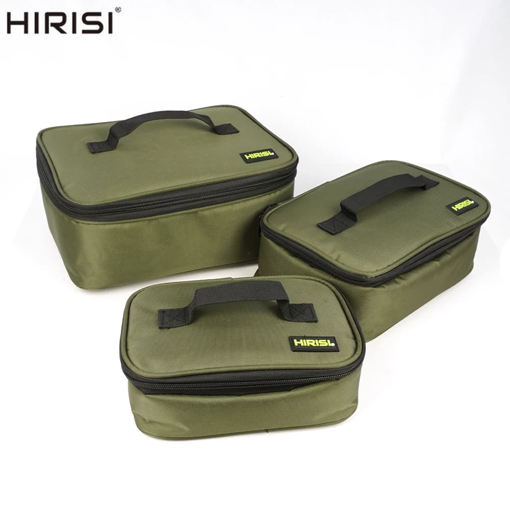 Sac de pêche carpe multifonction Hirisi - Organisation accessoires, leurres et moulinets en PVC Oxford