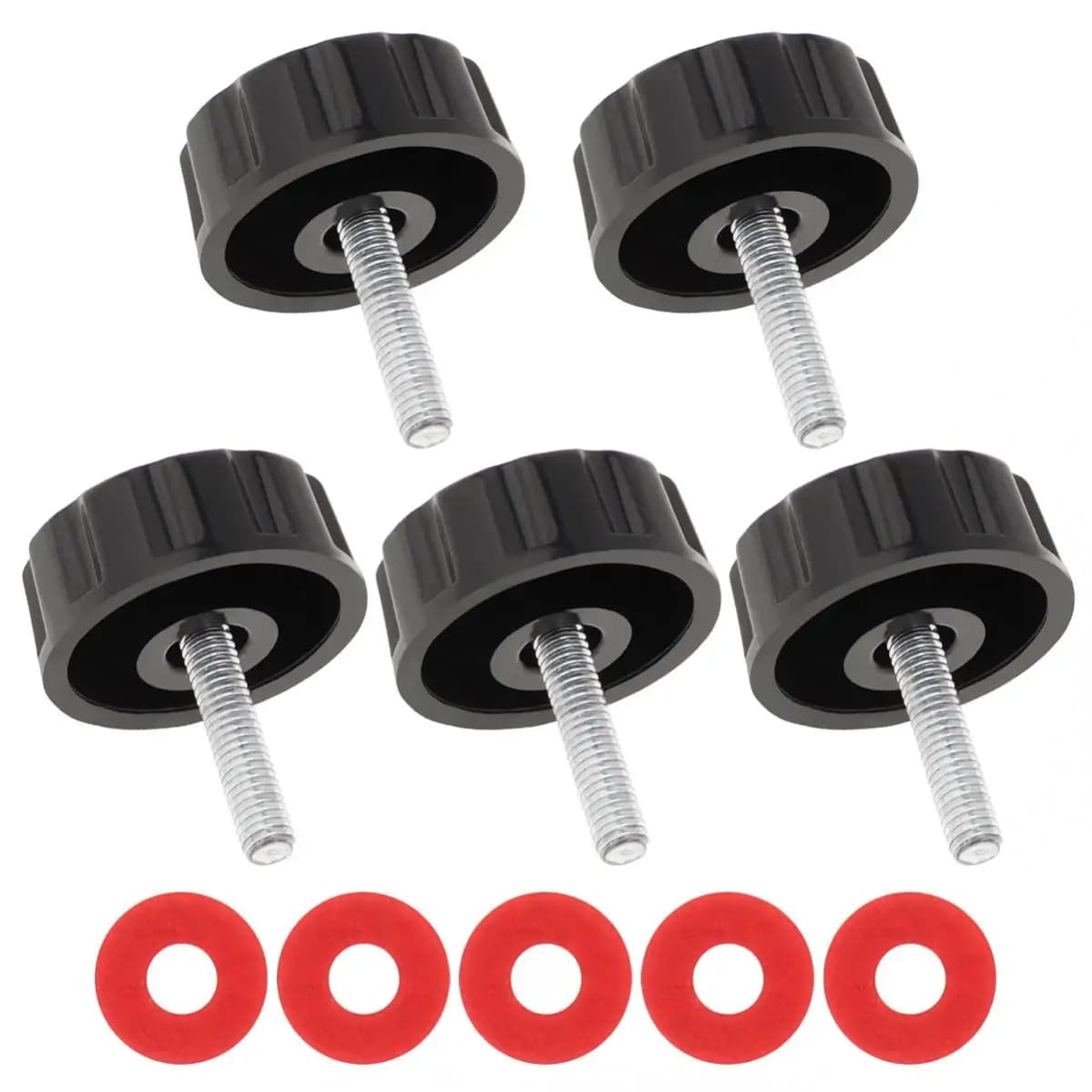 5 pièces vis de manivelle moulinet spinning universel poignée pliante pêche