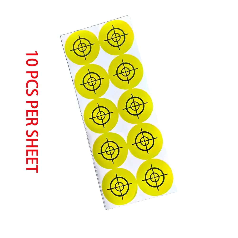 100 autocollants cibles calibrage 4cm adhésifs auxiliaires précision visée tir pêche