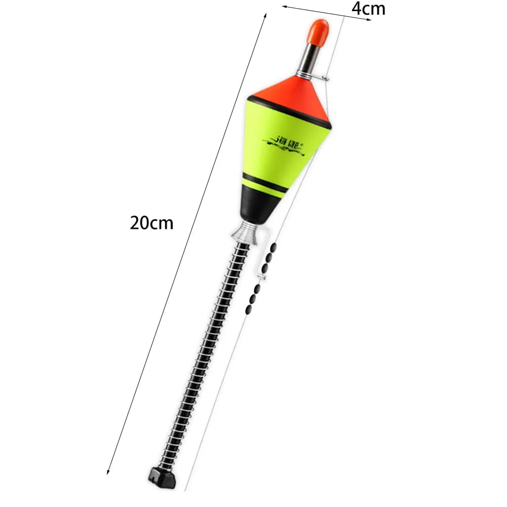 Lot de 1 à 5 flotteurs automatiques portables pour pêche rapide en mer et accessoires canne