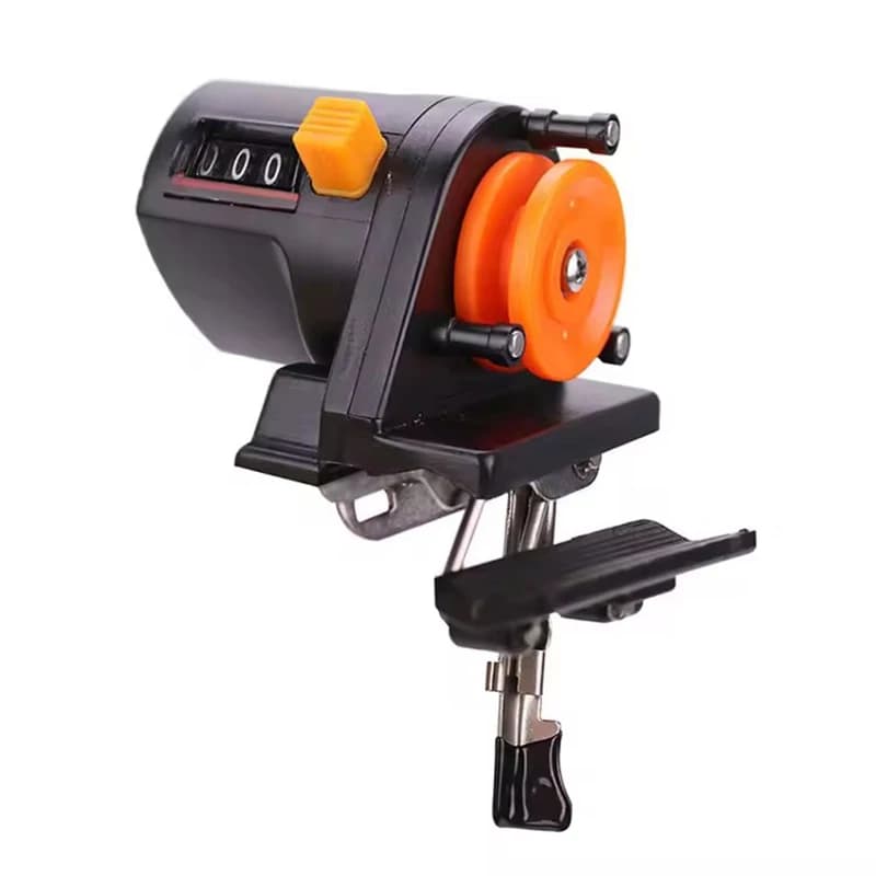 Compteur profondeur ligne pêche 0-999m 6cm WEIHE - Outil plastique mesure profondeur pêche