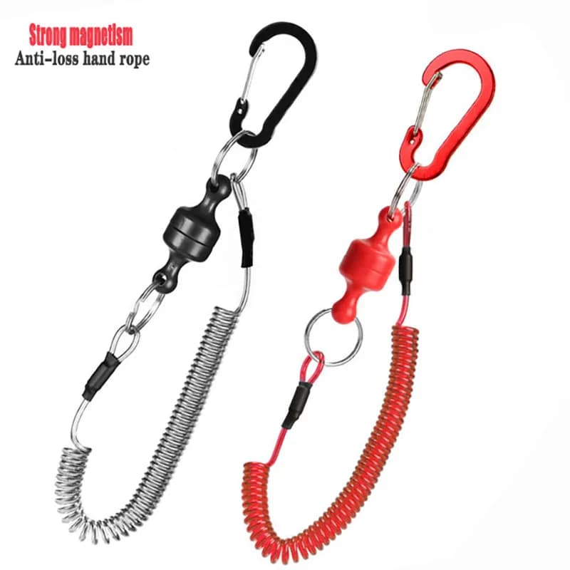 Mousqueton magnétique anti-perte pour pêche à la carpe - Accessoire de pêche rapide et portable