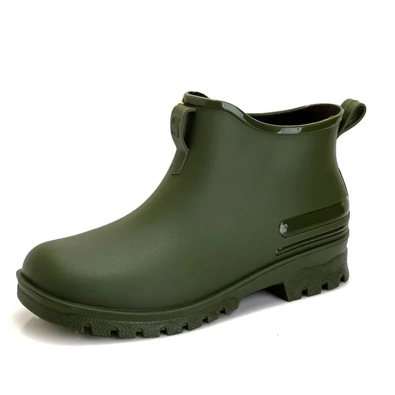 Bottes pluie unisex outdoor 2025 pêche légères polyuréthane couvre-chaussures hauteur cheville homme