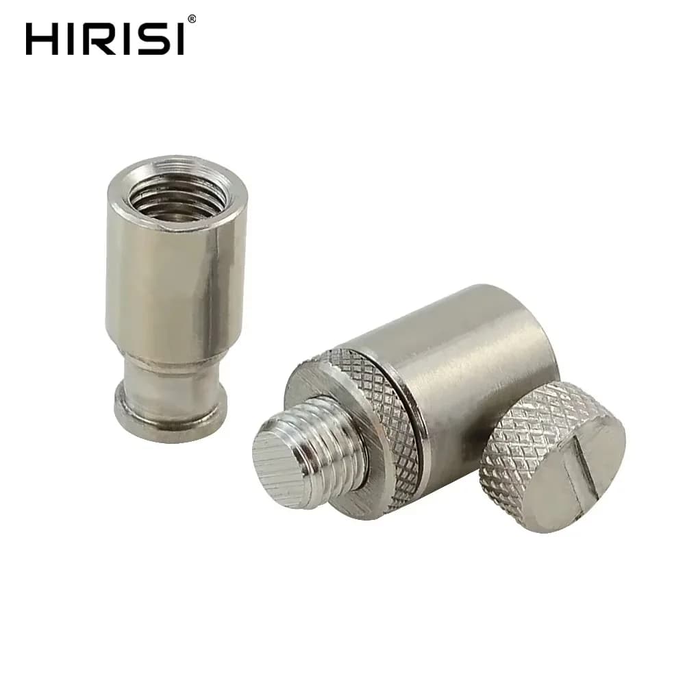 Connecteur rapide acier inox Hirisi pour alarmes carpe supports cannes tiges rive AQ202