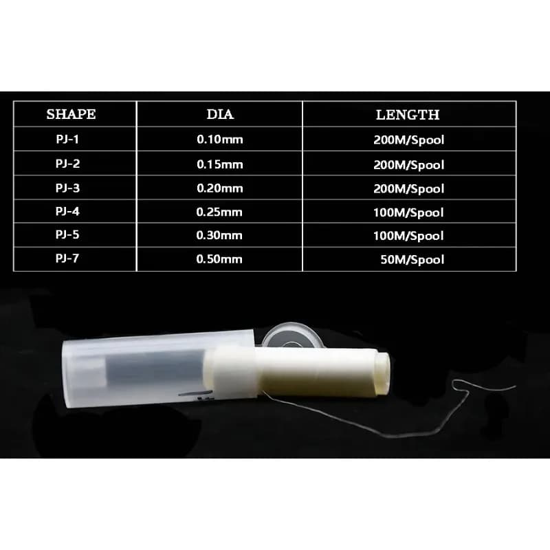 Fil nylon élastique invisible pour leurres - bobine appâts sauve-appâts pêche durable et précise