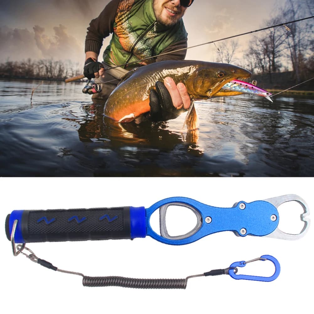 Pince à lèvres pour poisson avec balance intégrée - Outil professionnel de pesée et maintien pour pêcheurs