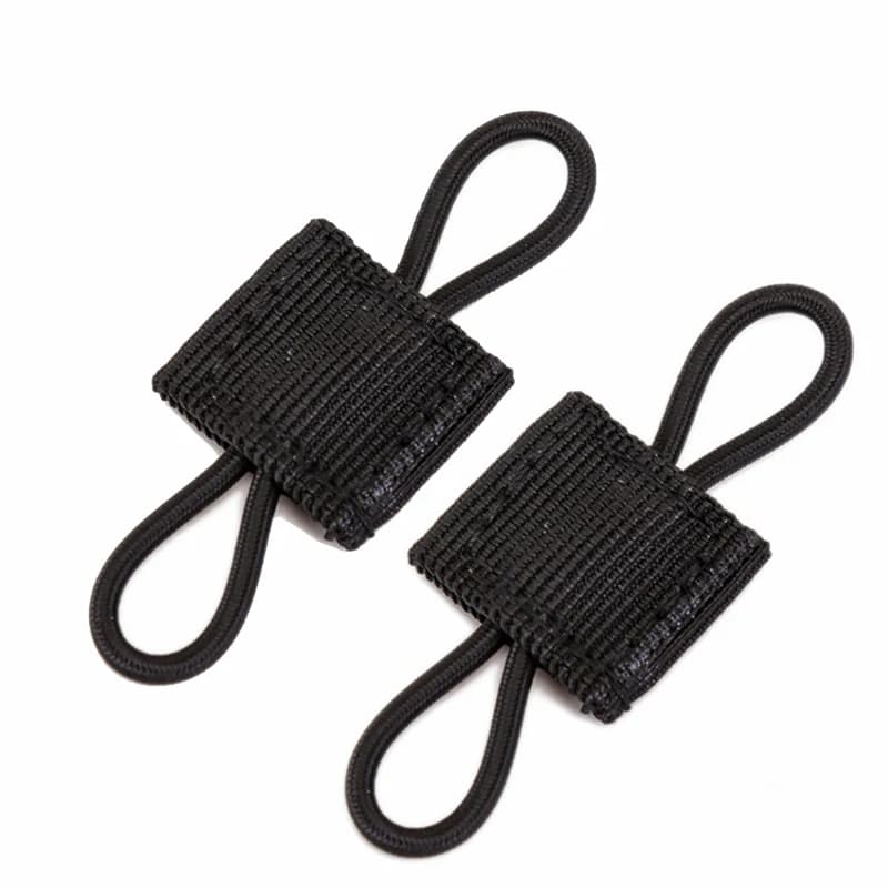 2x Bretelles élastiques MOLLE système sac à dos fixation antenne bâton tube gilet chasse pêche
