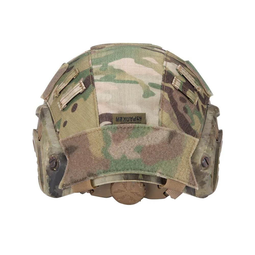 Housse tissu camouflage pour casque pêche - Accessoire airsoft adaptable pêche sportive extérieure