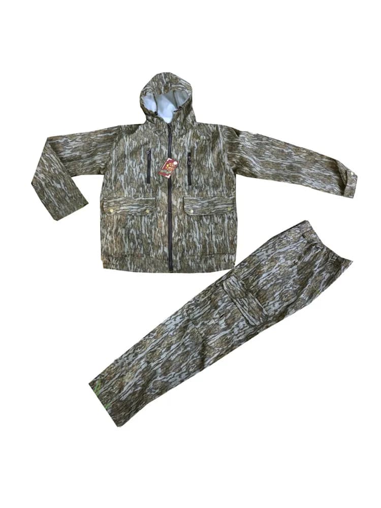 Tenue camouflage écorce homme printemps automne pêche chasse - vêtement photo faune respirant extérieur