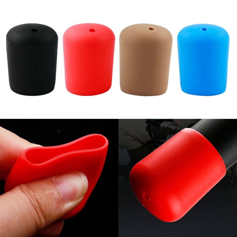 Protection en silicone pour canne à pêche - Bouchon de sécurité et protège-bas de canne anti-chocs