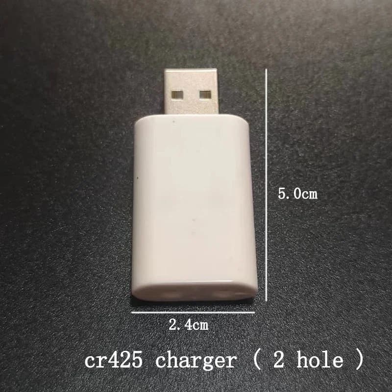 Chargeur USB pour batterie rechargeable CR425 CR322 et lumière de pêche lumineuse, flotteur électronique pour la