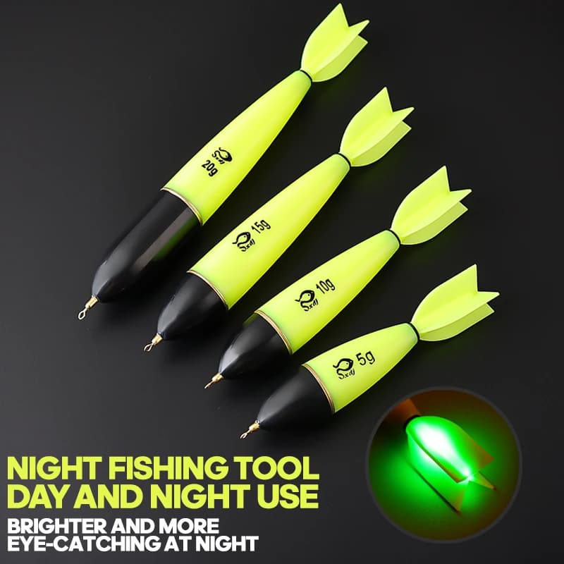 Flotteur lumineux TAIYU 5-20g pour pêche de nuit en mer et roche - 1 à 5 pièces