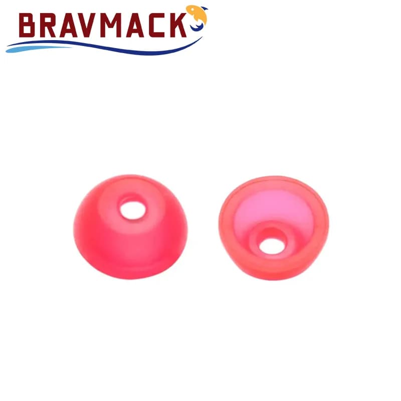 100 perles luminescentes demi-rondes pour pêche en mer flotteurs et accessoires de montage de lignes