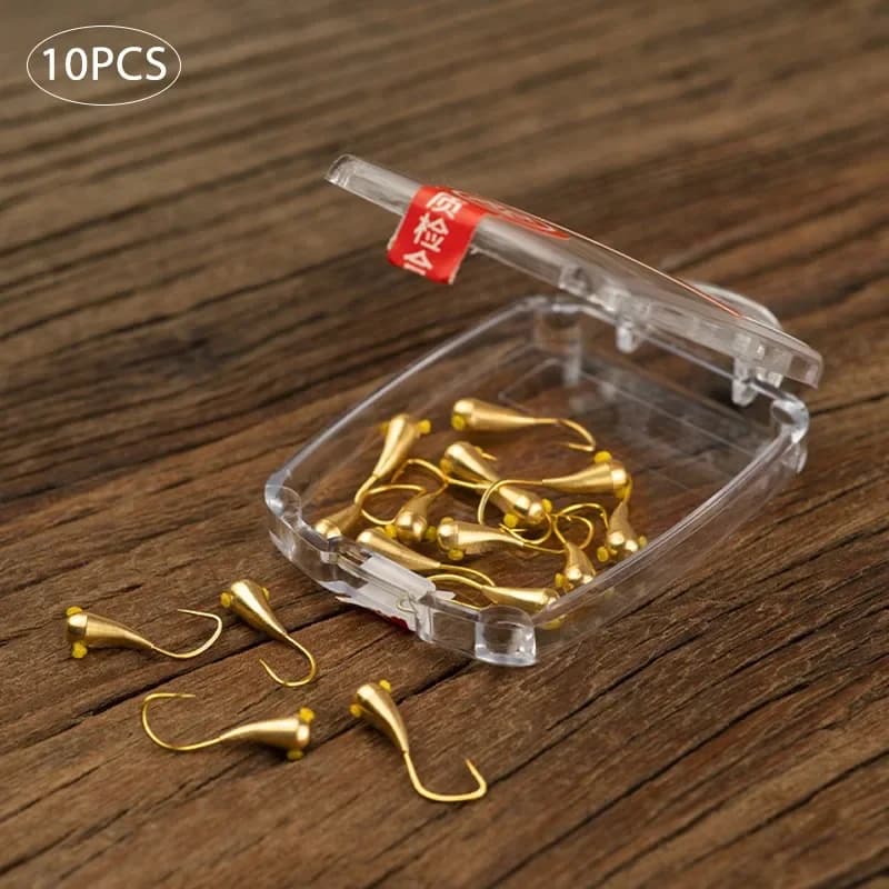 10 hameçons crank haute résistance anti-rouille - pointes ultra-affûtées pour pêche des carnassiers