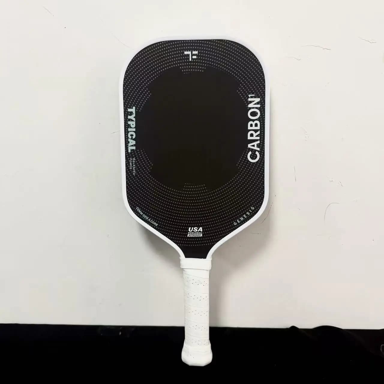 Raquette pickleball pressée à chaud T700 avec housse - Coeur mousse EPP 16MM grip antidérapant unisexe pêche
