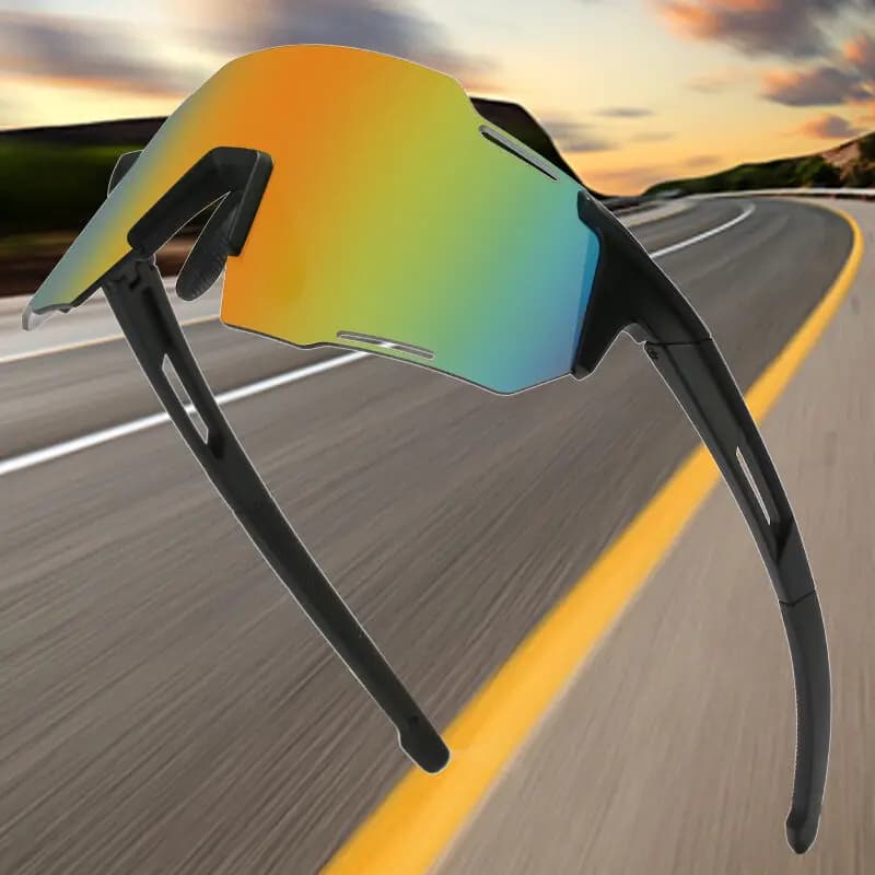 Lunettes de soleil UV400 pêche vélo sport unisexe protection vent confortable randonnée