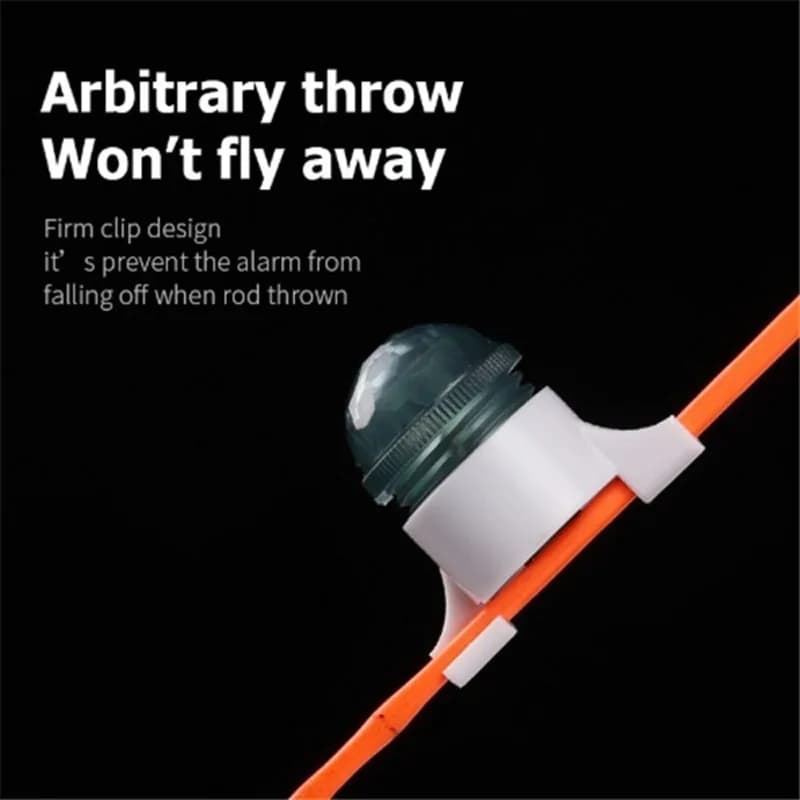 Alarme LED FLYSAND avec détection automatique pour pêche nocturne à la carpe - Accessoire avec batterie