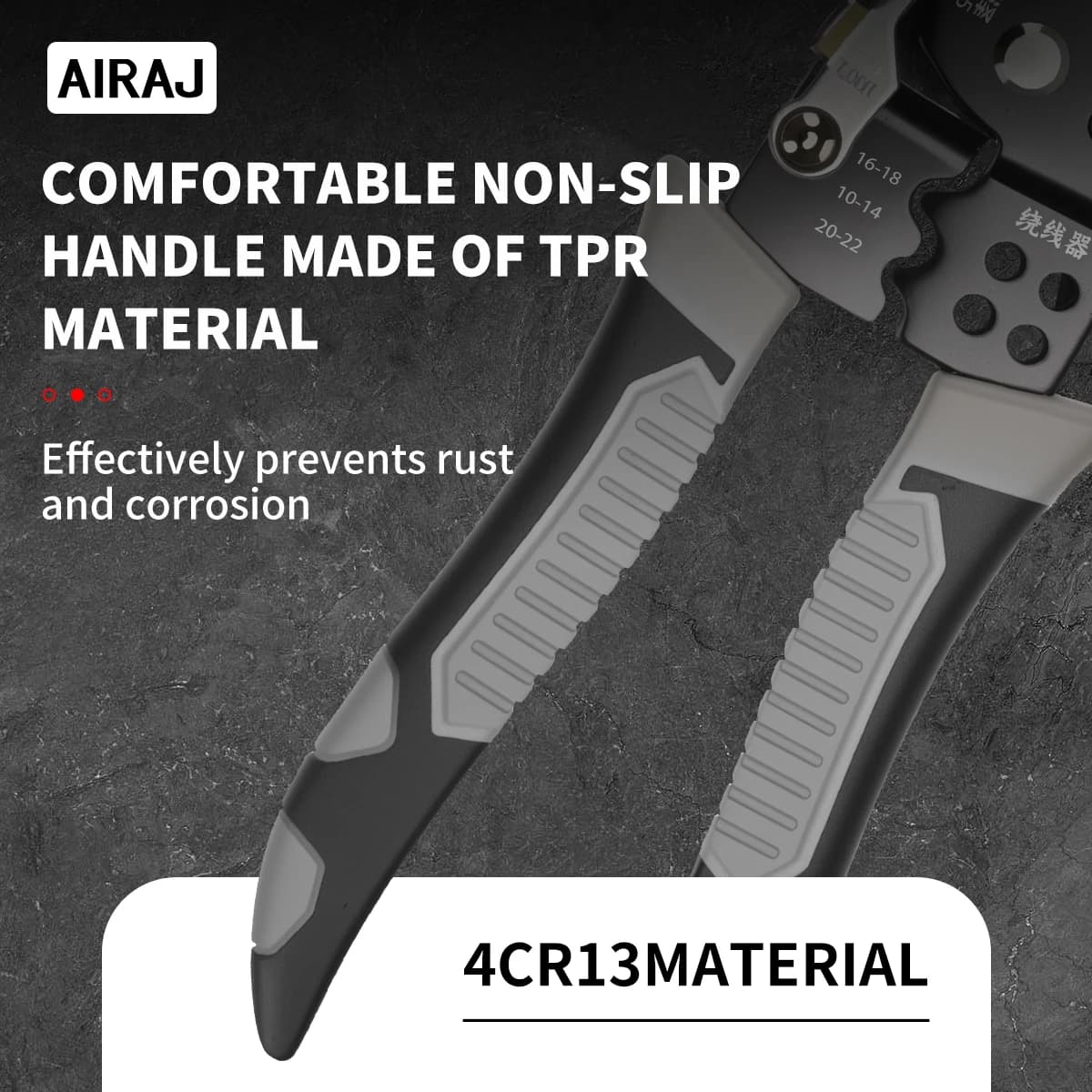 Pinces électriques AIRAJ multifonctions - Outils main pour mécanique et sertissage spécialisé pêche