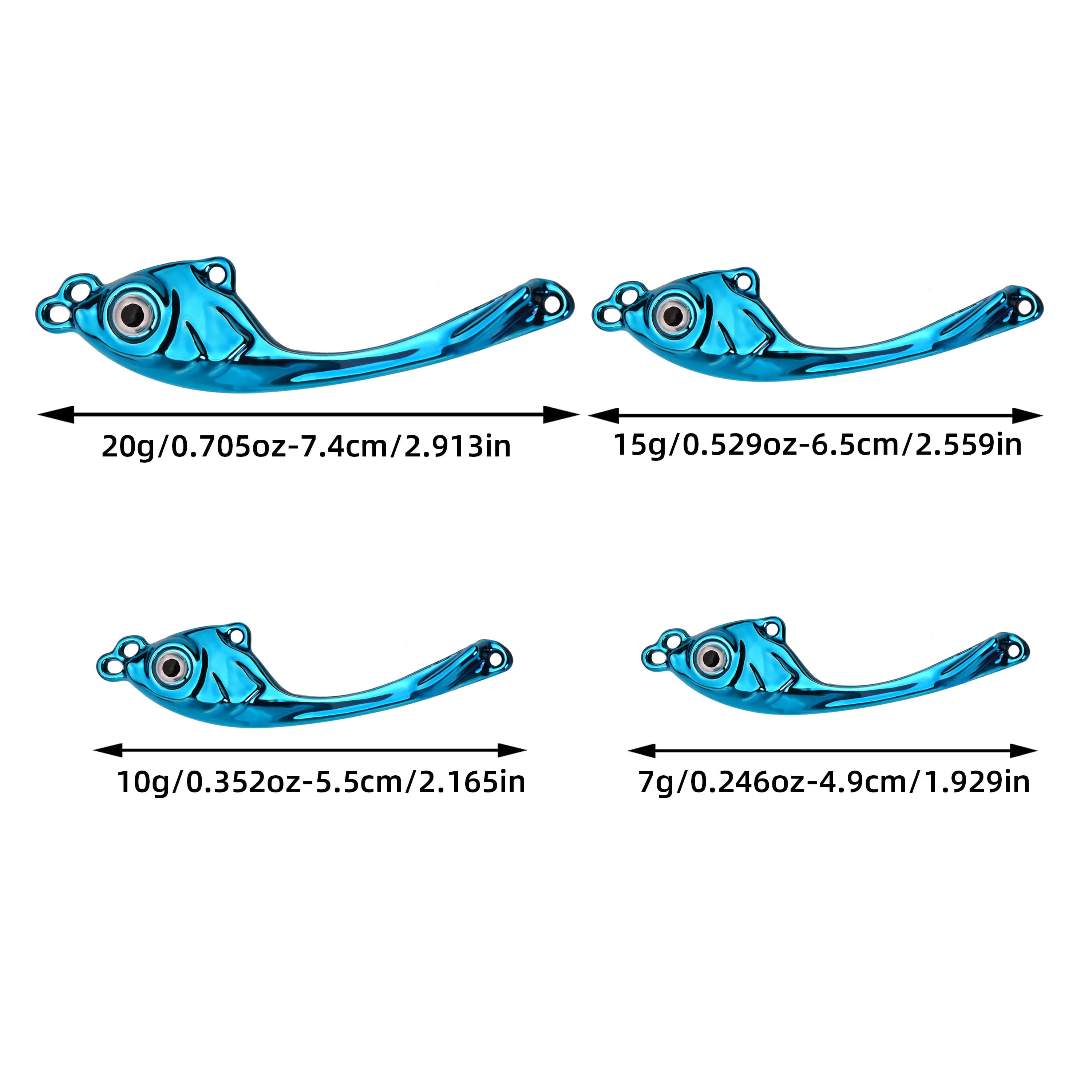 Leurre de pêche spinner métal séquenceur VIB pour truite et poisson carnassier en eau salée avec hameçon