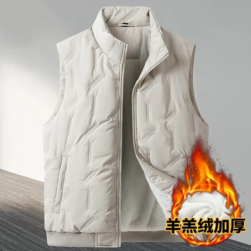 Veste matelassée homme grande taille 8XL à 10XL - Veste d'hiver chaude en duvet de mouton et velours