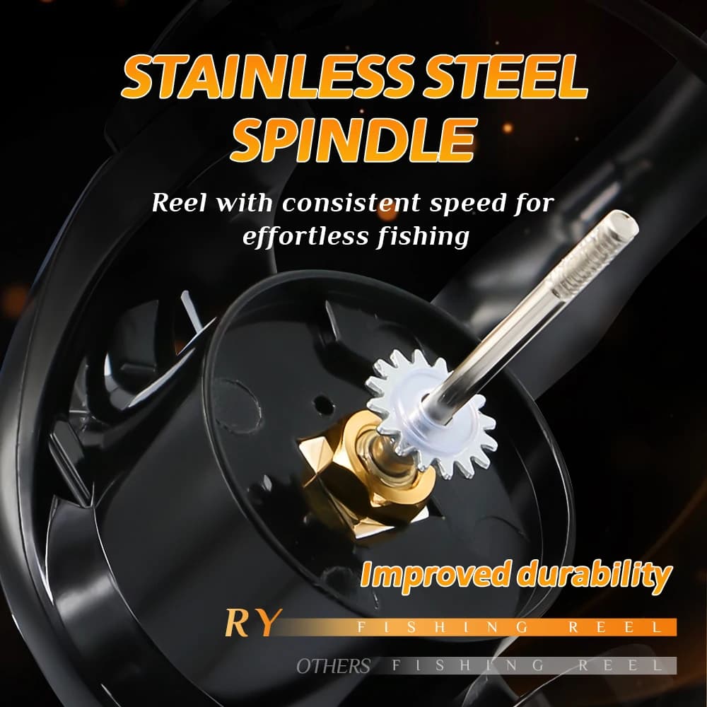 Moulinet spinning ROOBLINOS RY ultraléger cadre métal lisse et robuste haute vitesse eau douce mer