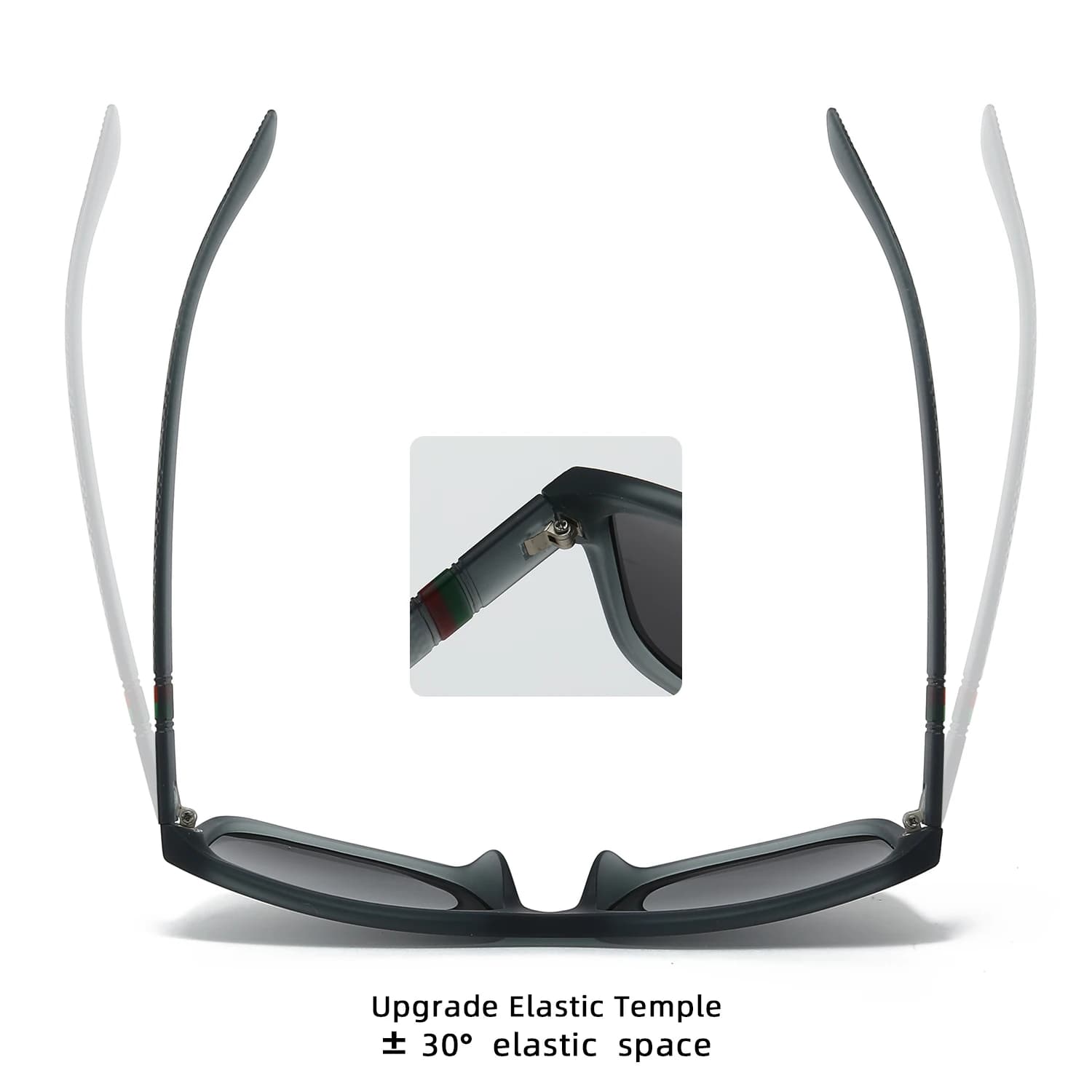 Lunettes de soleil polarisées surdimensionnées vintage - Luxe UV400 pour conduite, pêche et voyage