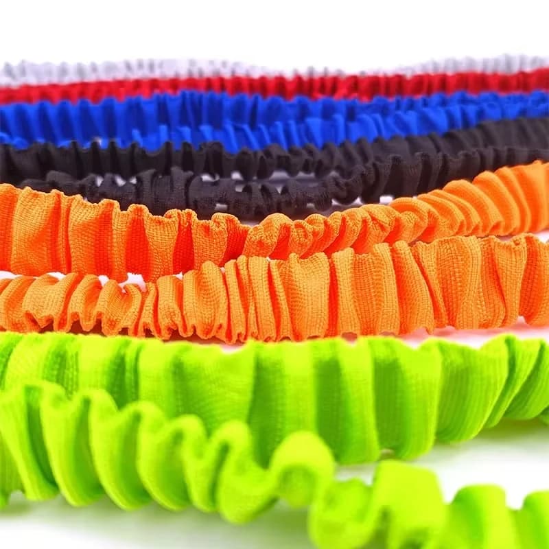 Laisse réglable pour pagaie de kayak élastique - Cordon spiralé avec crochet de sécurité pour bateau et perche