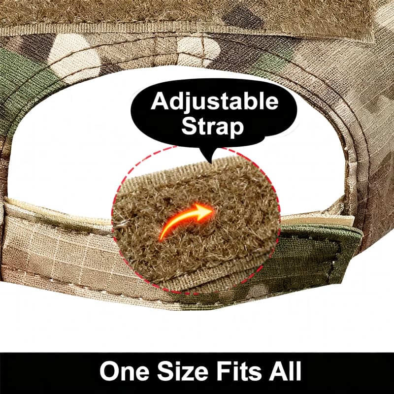 Casquette tactique camouflage pêche chasse - Chapeau réglable homme femme pour outdoor et pêche