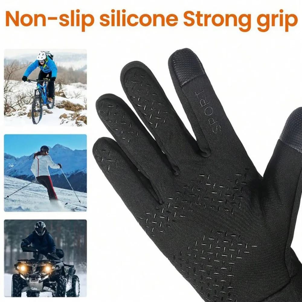 Gants hiver pêche résistance au froid écran tactile verrouillage température 360°