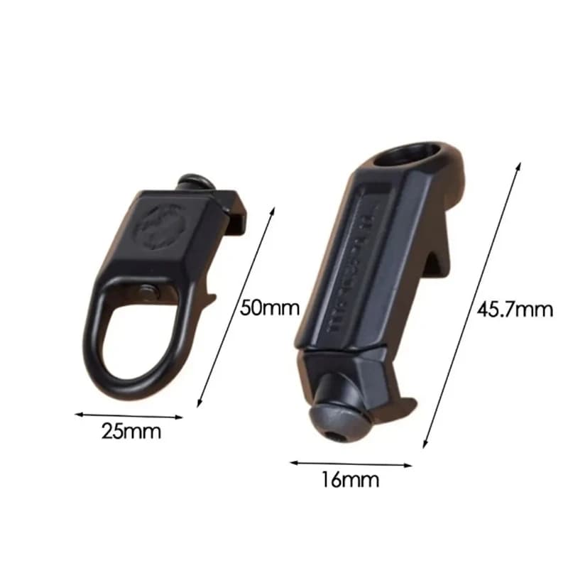 Monture QD tactique pour lunette de fusil de pêche AR15 - Compatible rail 20mm