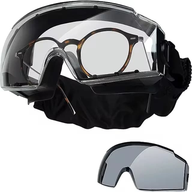 Lunettes tactiques sur verres correcteurs anti-buée pêche protection yeux sécurité extérieur