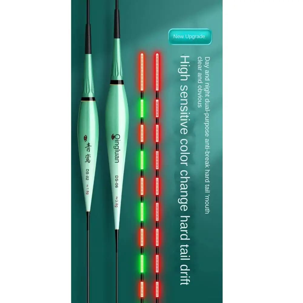 Flotteur intelligent 2025 avec capteur gravité et LED - Détection morsure poisson pêche France