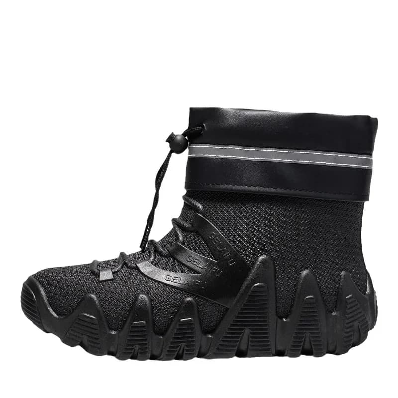 Bottes de pluie homme PVC confortables antidérapantes pour cuisine extérieur pêche chaudes